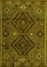 Machine Washable Southwestern Green Country Area Rugs, wshabs4942grn