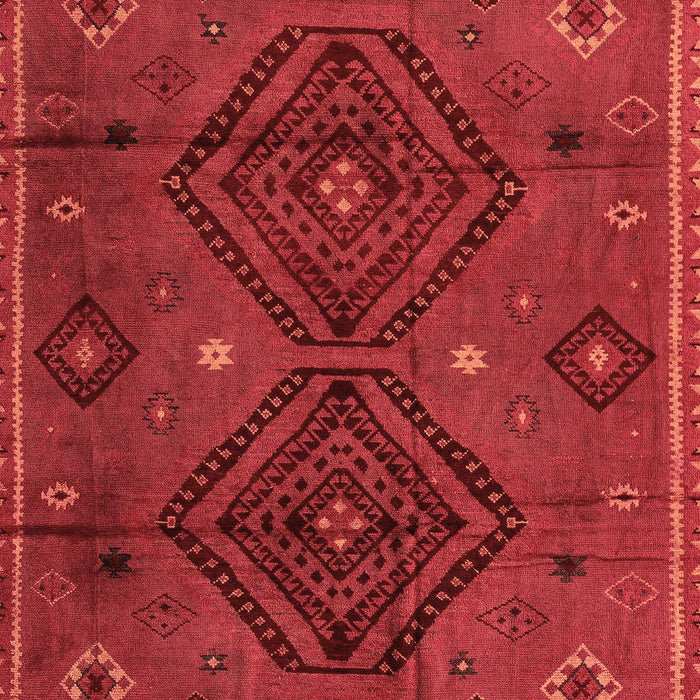 Machine Washable Southwestern Brown Country Rug, wshabs4942brn