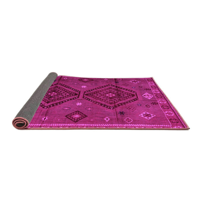 Sideview of Southwestern Purple Country Rug, abs4942pur