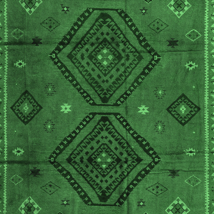 Southwestern Emerald Green Country Rug, abs4942emgrn