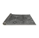 Sideview of Southwestern Gray Country Rug, abs4942gry