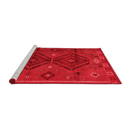 Country Red Washable Rugs