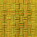 Square Abstract Yellow Modern Rug, abs4943yw