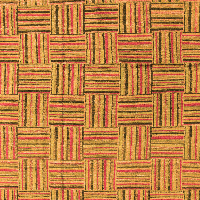 Machine Washable Abstract Orange Modern Area Rugs, wshabs4943org