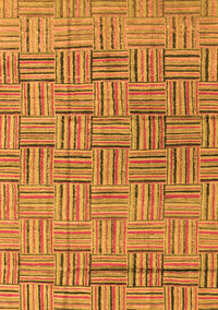 Abstract Orange Modern Rug, abs4943org