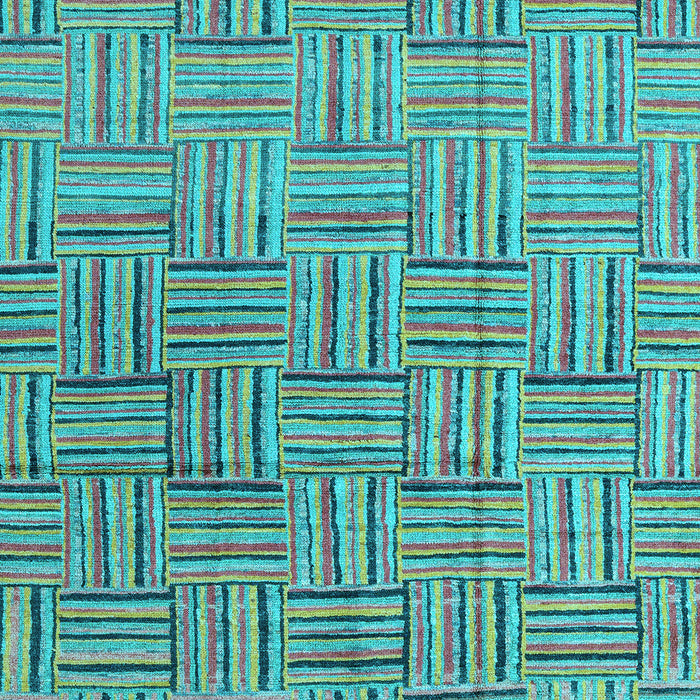 Machine Washable Abstract Light Blue Modern Rug, wshabs4943lblu