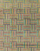 Abstract Olive Green Modern Rug, abs4943