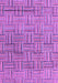 Machine Washable Abstract Purple Modern Area Rugs, wshabs4943pur