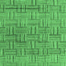 Square Machine Washable Abstract Emerald Green Modern Area Rugs, wshabs4943emgrn