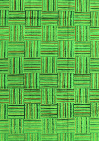 Abstract Green Modern Rug, abs4943grn