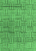 Machine Washable Abstract Emerald Green Modern Area Rugs, wshabs4943emgrn