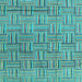 Square Machine Washable Abstract Light Blue Modern Rug, wshabs4943lblu