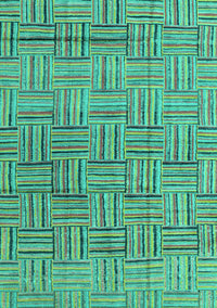 Abstract Turquoise Modern Rug, abs4943turq