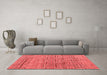 Modern Red Washable Rugs