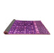 Sideview of Abstract Pink Modern Rug, abs4944pnk