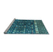 Sideview of Machine Washable Abstract Light Blue Modern Rug, wshabs4944lblu