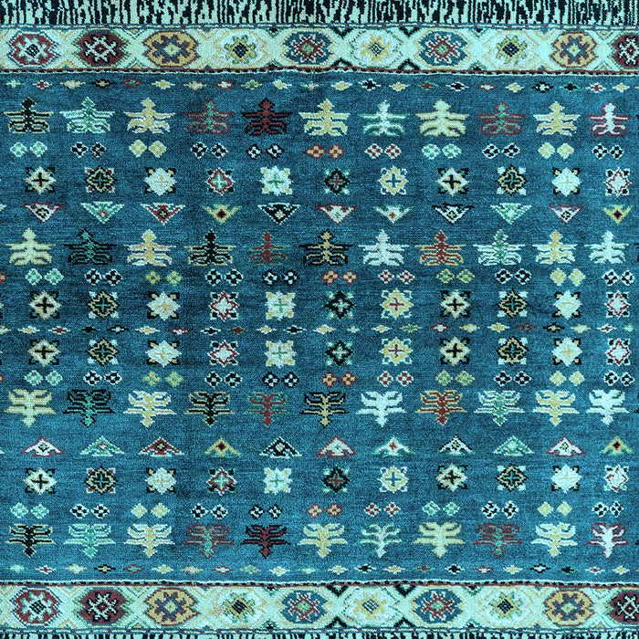 Machine Washable Abstract Light Blue Modern Rug, wshabs4944lblu