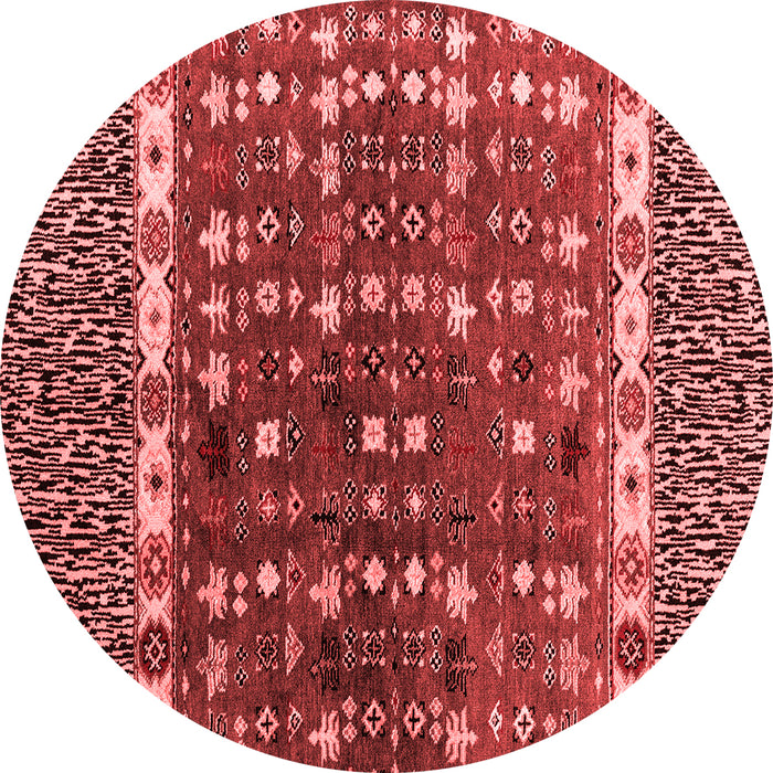 Machine Washable Abstract Red Modern Rug, wshabs4944red