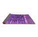 Sideview of Abstract Purple Modern Rug, abs4944pur