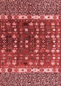 Abstract Red Modern Rug, abs4944red