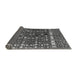 Sideview of Abstract Gray Modern Rug, abs4944gry