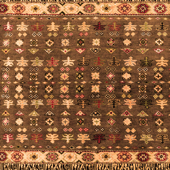 Abstract Orange Modern Rug, abs4944org