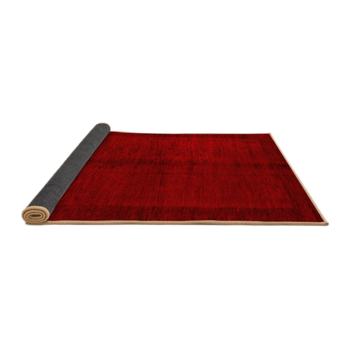 Sideview of Abstract Yellow Modern Rug, abs4945yw