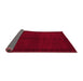 Sideview of Abstract Pink Modern Rug, abs4945pnk