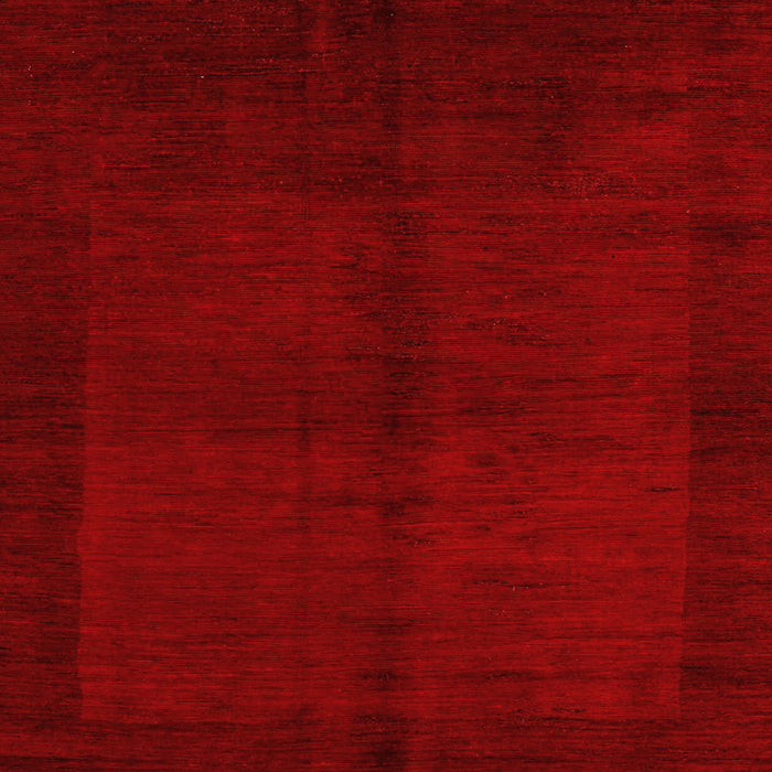Square Machine Washable Abstract Orange Modern Area Rugs, wshabs4945org