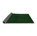 Sideview of Abstract Emerald Green Modern Rug, abs4945emgrn