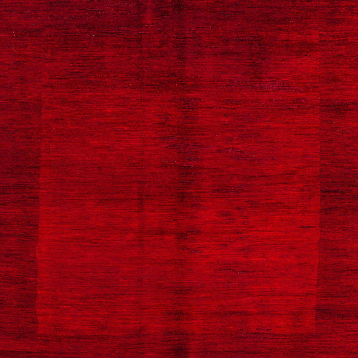 Square Abstract Red Modern Rug, abs4945