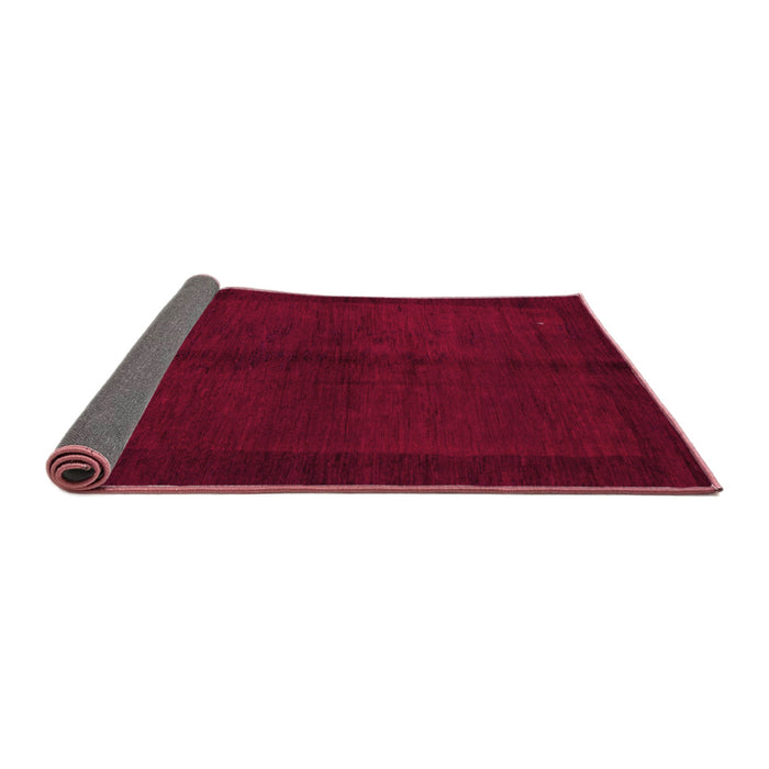 Sideview of Abstract Purple Modern Rug, abs4945pur