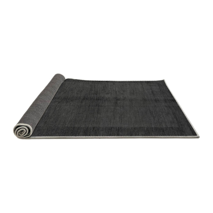 Sideview of Abstract Gray Modern Rug, abs4945gry