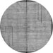 Round Abstract Gray Modern Rug, abs4946gry