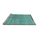 Sideview of Machine Washable Abstract Light Blue Modern Rug, wshabs4946lblu