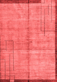 Abstract Red Modern Rug, abs4946red