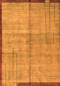 Abstract Orange Modern Rug, abs4946org