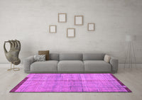 Machine Washable Abstract Purple Modern Rug, wshabs4946pur