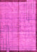 Machine Washable Abstract Pink Modern Rug, wshabs4946pnk