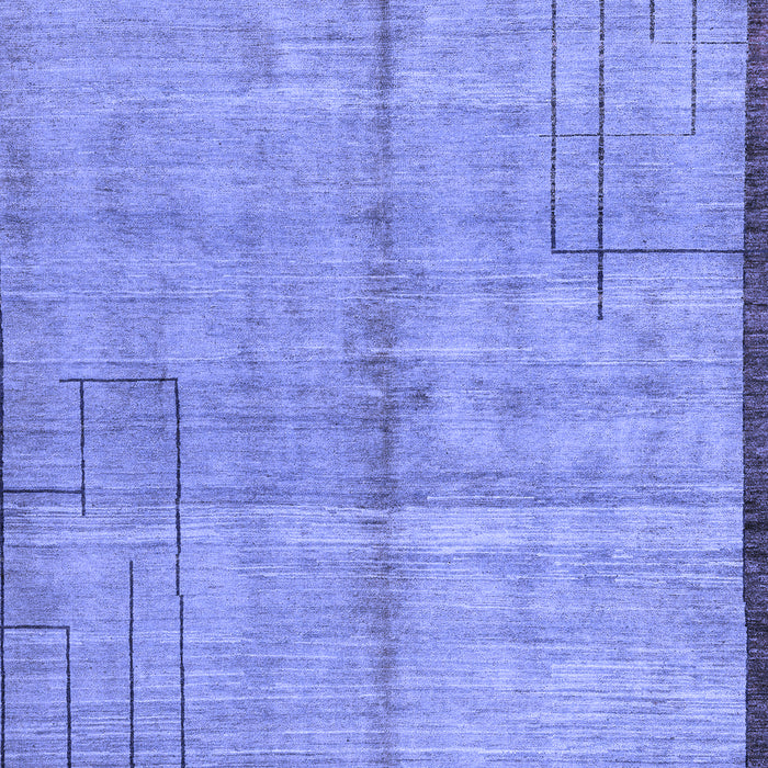 Machine Washable Abstract Blue Modern Rug, wshabs4946blu