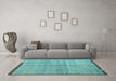 Machine Washable Abstract Light Blue Modern Rug in a Living Room, wshabs4946lblu