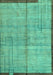 Abstract Turquoise Modern Rug, abs4946turq