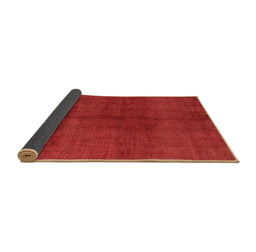 Sideview of Abstract Brown Modern Rug, abs4947brn