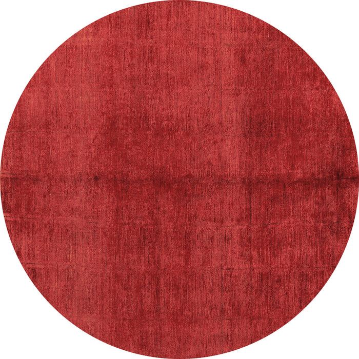 Round Abstract Brown Modern Rug, abs4947brn