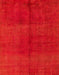 Machine Washable Abstract Red Rug, wshabs4947