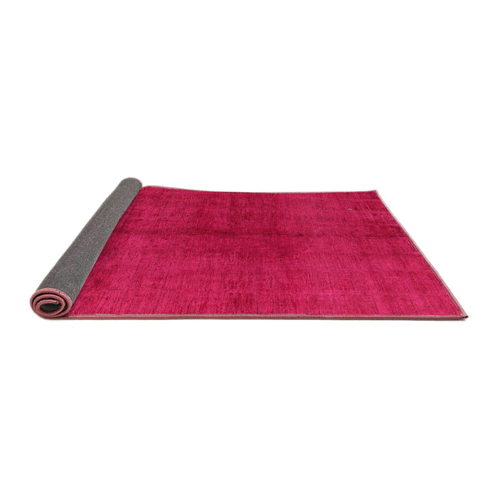 Sideview of Abstract Pink Modern Rug, abs4947pnk