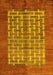 Machine Washable Abstract Yellow Modern Rug, wshabs4948yw