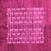 Square Machine Washable Abstract Pink Modern Rug, wshabs4948pnk