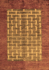 Abstract Brown Modern Rug, abs4948brn