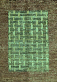 Abstract Turquoise Modern Rug, abs4948turq